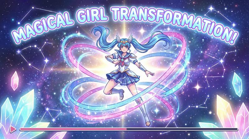 国产动漫-星辰魔法变身曲-魔法动漫演示