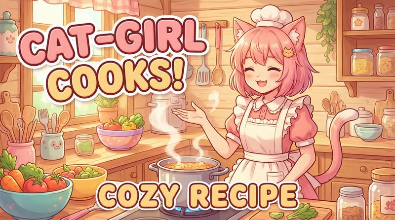 国产生活动漫-猫娘厨房日记-美食动漫教程