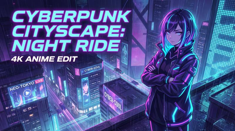 国产科幻动漫-赛博霓虹夜行录-动漫剪辑